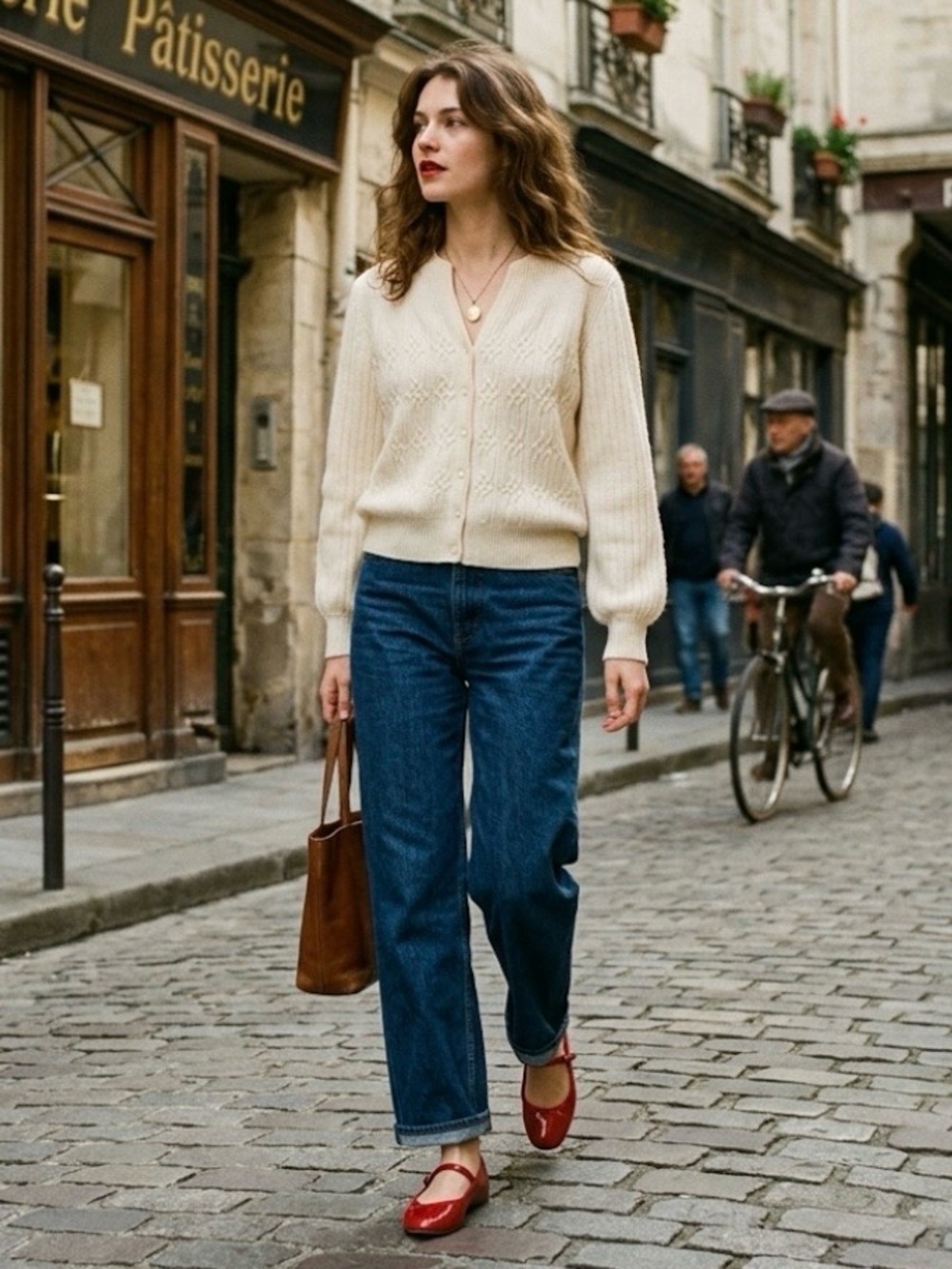 Vintage Angora Rabbit Hair Lambswool Cable Knit Cardigan Cream XL Deadstock